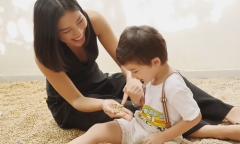 Hoàng Oanh hạnh phúc bên con trai, tiết lộ mong ước về tương lai của quý tử