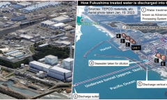 Nhật Bản tăng cường lấy mẫu nước sau khi xả thải từ nhà máy Fukushima Daiichi ra biển
