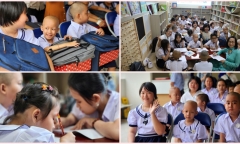 Xúc động lễ khai giảng đặc biệt dành cho các “chiến binh” nhí tại Bệnh viện Ung bướu TP.HCM