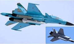 Su-34 mang tên lửa siêu thanh Kinzhal lần đầu tiên tấn công mục tiêu tại Ukraine