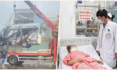Thông tin mới nhất về sức khỏe nạn nhân 24 tuổi trong vụ xe khách Thành Bưởi va chạm ô tô 16 chỗ