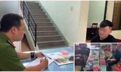 Bắt quả tang thanh niên đang đi giao ma túy ở Quảng Ngãi