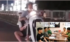 Xử lý 3 thanh niên “làm xiếc” trên xe máy, quay clip đăng lên mạng câu like