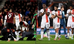 Đội trưởng CLB Luton Town bất ngờ đổ gục xuống sân khi đang thi đấu