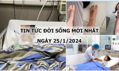 Tin tức đời sống mới nhất ngày 25/1: Đốt than hoa sưởi ấm trong nhà, 2 vợ chồng bị ngộ độc khí CO
