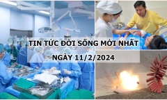 Tin tức đời sống mới nhất ngày 11/2: Pháo bay thẳng vào mắt, cô gái có nguy cơ mù vĩnh viễn