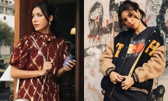 Minh Tú sành điệu dạo phố ngày cuối năm