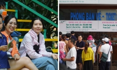 Người dân TP.HCM đổ về Thảo cầm viên vui chơi dịp Tết Dương lịch