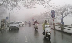 Miền Bắc giảm nhiệt độ đột ngột, có nơi dưới 17 độ C, mưa lạnh