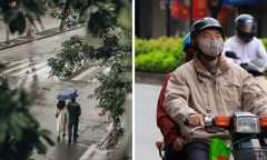 Tin tức dự báo thời tiết hôm nay 12/10: Hà Nội chiều nay mưa to, đêm lạnh