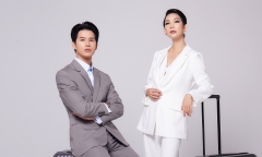 Xuân Lan “biến hình” cùng Minh Kha với vali