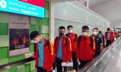 Vòng loại World Cup 2022: ĐT Việt Nam đã đến UAE, sẵn sàng đối đầu với ĐT Trung Quốc