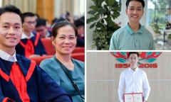 Xúc động lời cảm ơn của chàng kỹ sư Bách Khoa gửi tới mẹ trong buổi lễ tốt nghiệp