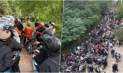 Du khách đổ xô đi 