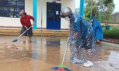 Đà Nẵng: Mưa lớn gây ngập, gần 30 trường cho học sinh tạm nghỉ 