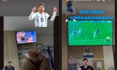 Huyền thoại bóng đá Pele và con gái cổ vũ cho Messi 