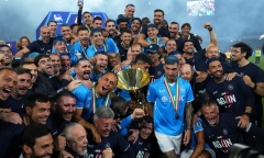 Kết quả bóng đá hôm nay ngày 24/5: Napoli giành chức vô địch Serie A
