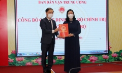 Ông Phạm Tất Thắng được điều động giữ chức Phó Trưởng ban Ban Dân vận Trung ương