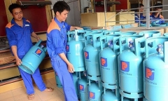 Giá gas bán lẻ trong nước tháng 4 quay đầu giảm