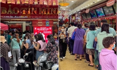 Cửa hàng tạm ngưng bán vàng miếng, chỉ còn vàng nhẫn