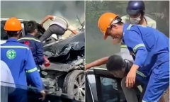 Tai nạn 8 ô tô trên cầu Phú Mỹ: Tiết lộ về 2 