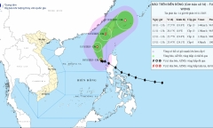 Tin bão Phượng Hoàng mới nhất: Cơn bão số 14 giật cấp 15, đổi hướng, di chuyển chậm