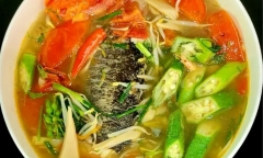 Cách làm món canh chua cá dìa phù hợp cho thời tiết nắng nóng
