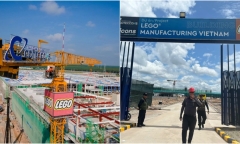 Nhà máy LEGO tỷ USD ở Bình Dương đã hoàn thành đến đâu sau 1 năm khởi công?