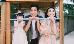 Nghệ sĩ Trường Giang và vợ luôn bất đồng trong việc giáo dục con