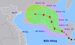 Bão Nalgae có thể đạt cấp 12, hướng di chuyển phức tạp 