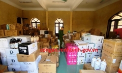 Triệt phá kho hàng mỹ phẩm khủng không rõ nguồn gốc xuất xứ 