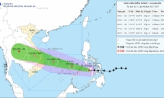Tin bão Kalmaegi mới nhất: Dự báo thời điểm cơn bão vào Biển Đông 