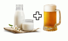 Bia kết hợp với sữa tươi có tác dụng gì?