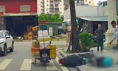 Xác minh clip người mặc đồ bảo vệ hành hung tài xế công nghệ ở Hà Nội