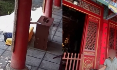 Thạc sĩ luật trộm tiền công đức bằng cách chưa từng có