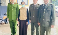 Phát hiện người phụ nữ vận chuyển trái phép cầy vòi hương quý hiếm