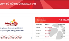 Tiết lộ dãy số vé trúng độc đắc Vietlott hơn 42 tỷ đồng