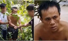 Kẻ trốn truy nã nhảy sông bị 2 trinh sát lao theo khống chế  