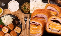 Bật mí công thức làm thịt heo cuộn phô mai jambon siêu 