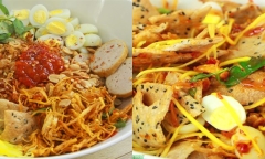 Cách làm món bánh đa trộn đơn giản, ngon miệng