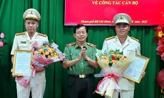 Trung tá Nguyễn Thành Hưng làm Trưởng phòng Cảnh sát hình sự Công an TP.HCM