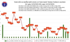 Tin tức COVID-19 ngày 14/10: Số mắc mới giảm mạnh, còn 589 ca