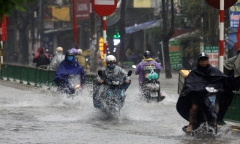 Miền Bắc mưa lớn diện rộng, cảnh báo ngập úng