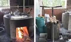Lò nấu mỡ bò khiến người dân 