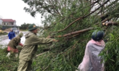 Trường học ở Nghệ An, Hà Tĩnh nỗ lực khắc phục hậu quả bão số 5, đón học sinh tựu trường