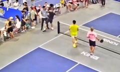 VĐV pickleball dùng vợt tấn công trọng tài ngay trên sân thi đấu ở Hải Phòng