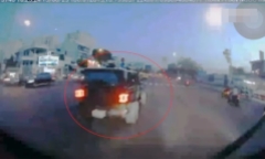 Camera hành trình ghi lại khoảnh khắc 