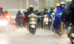 Miền Bắc đón không khí lạnh, cảnh báo mưa giông và mưa đá