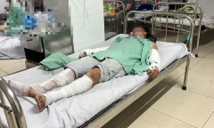 Vụ chồng đổ xăng dọa vợ đang học làm đẹp, lửa bùng cháy thiêu rụi cả tiệm gội đầu và quán ăn: Người chồng khai gì?