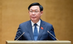 Miễn nhiệm chức vụ Chủ tịch Quốc hội với ông Vương Đình Huệ